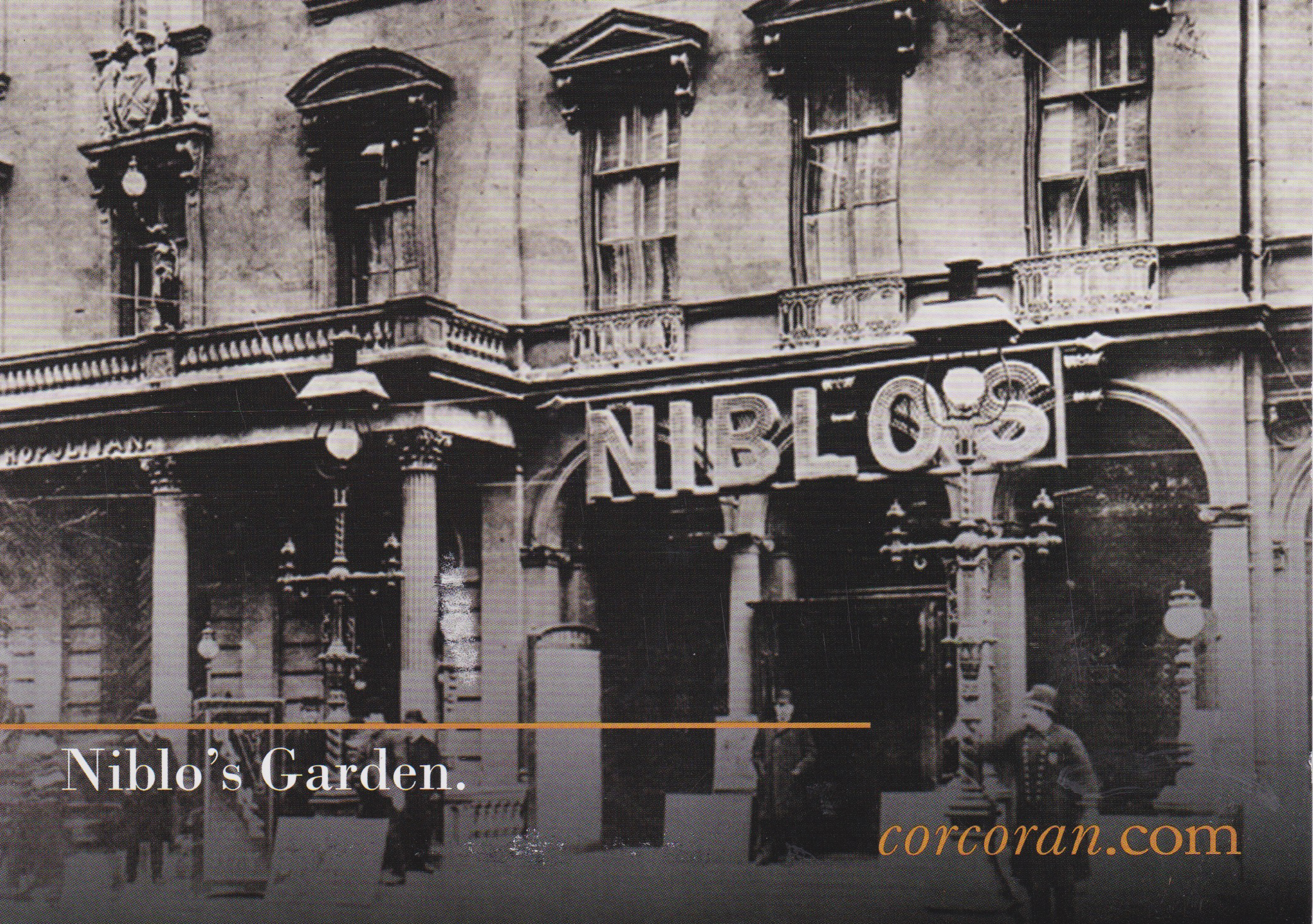 Niblo's Corcoran Postcard