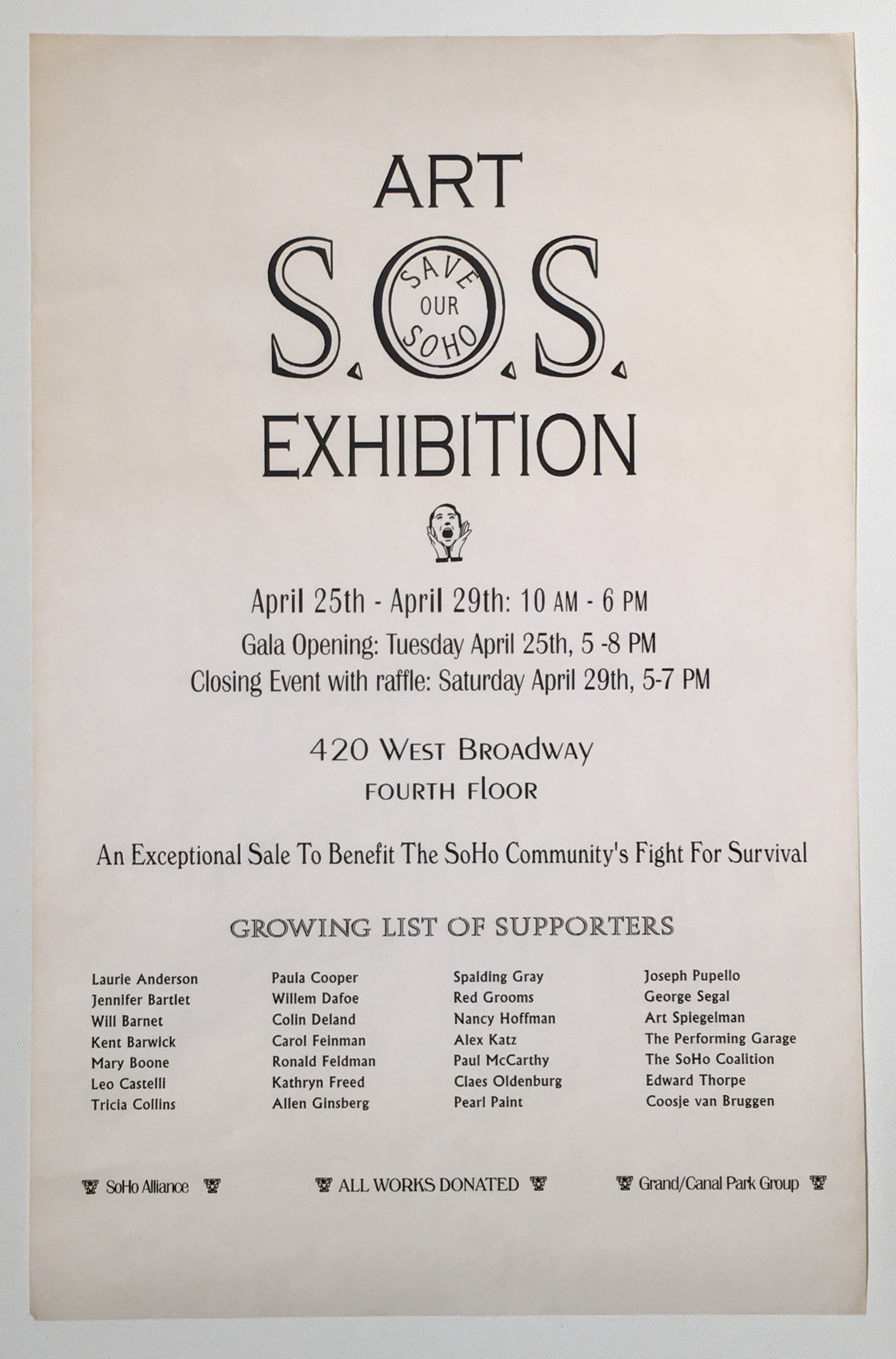 Save Our SoHo Art Exhibition