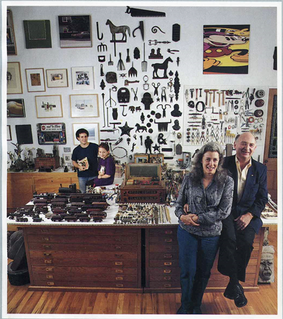 Marilynn Karp’s studio (photo: Horizon Magazine, circa 1987)