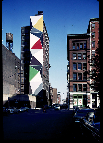 Mural on Mercer at Fourth Street (1975)
