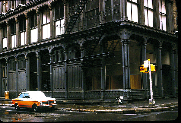 Judd building at 101 Spring Street at Mercer (1975)