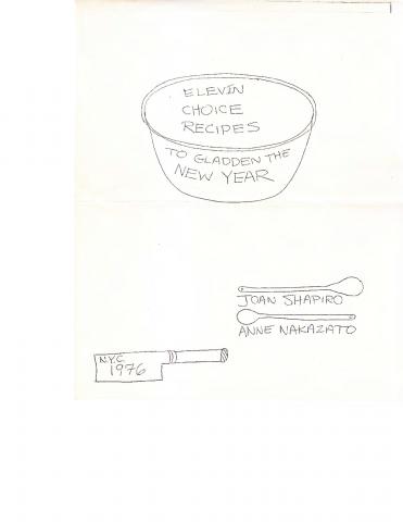 Eleven Choice Recipes to Gladden the New Year NYC 1976