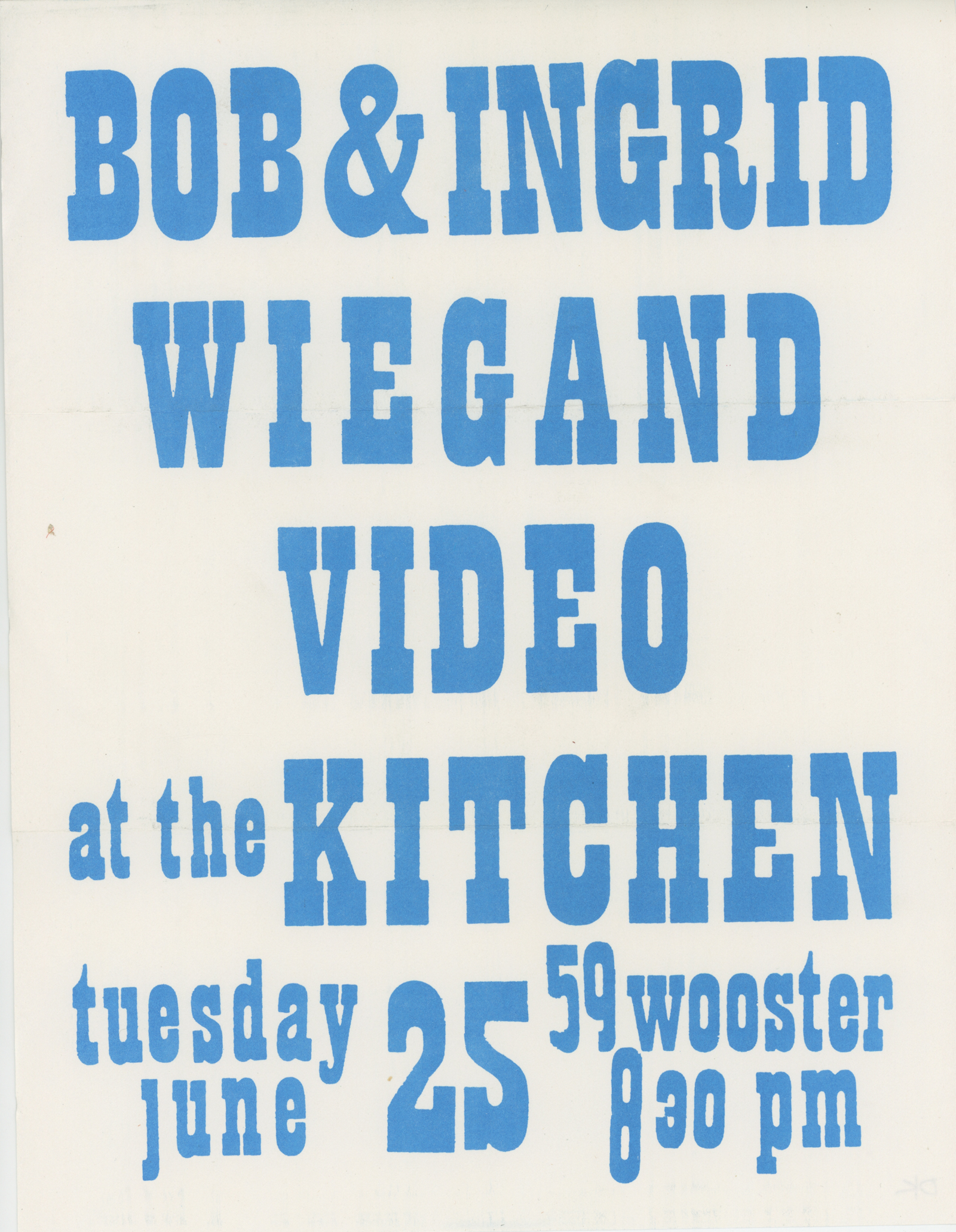 Bob & Ingrid Wiegand Video at the Kitchen