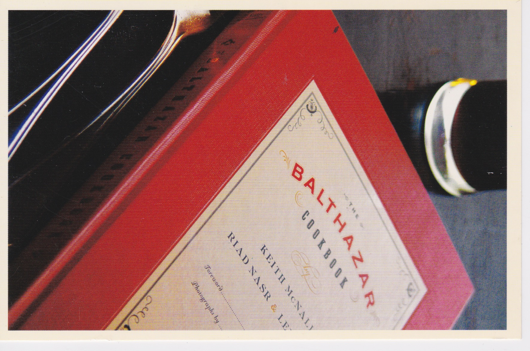 Balthazar Cookbook Postcard