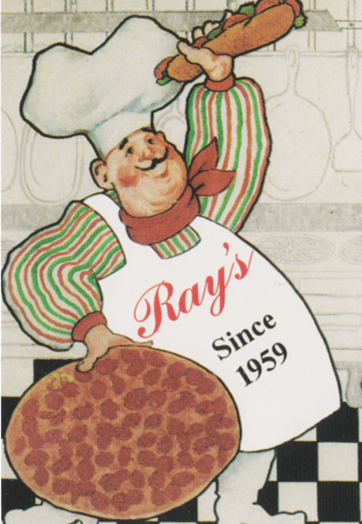 Ray’s Pizza Postcard
