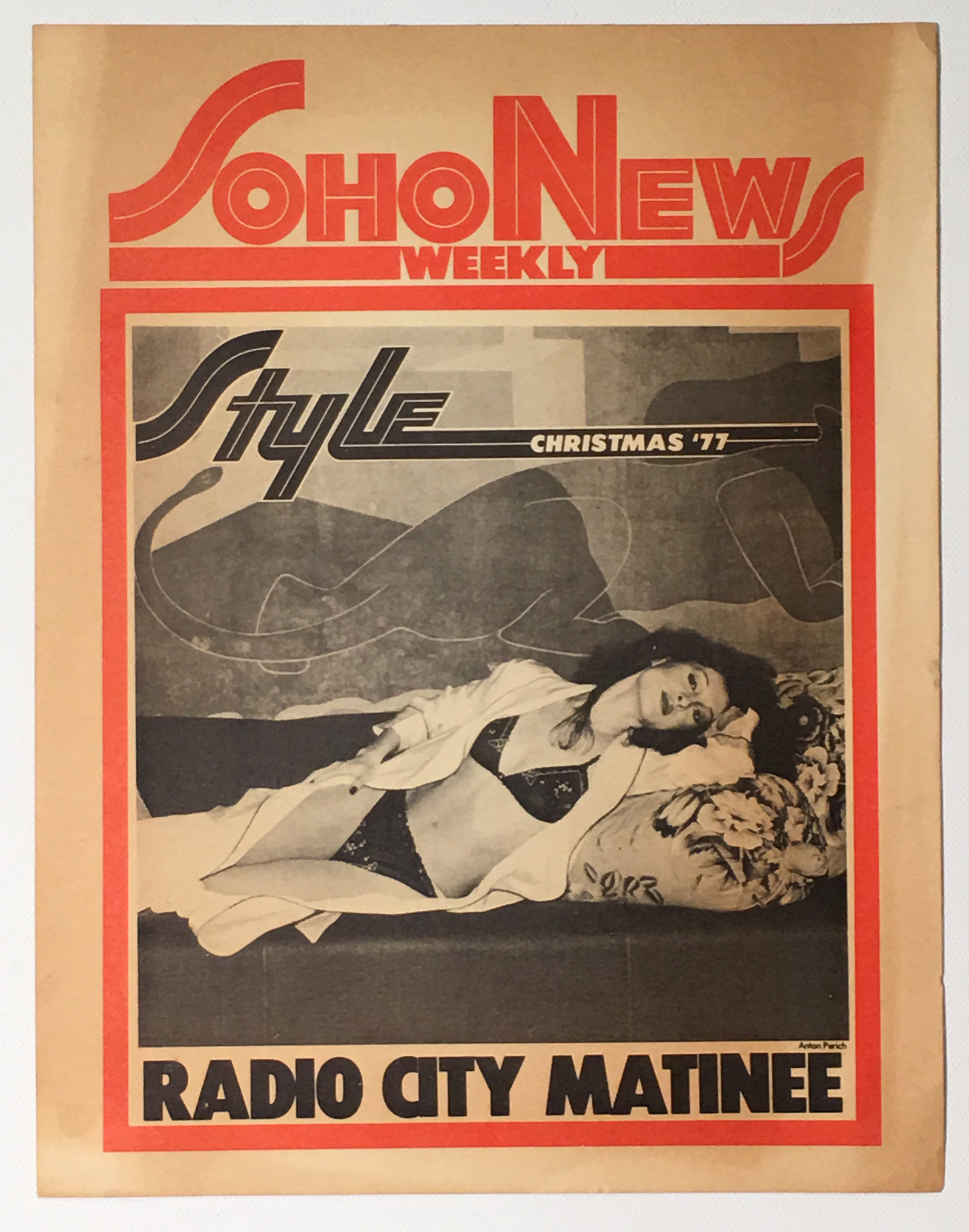 Soho Weekly News Christmas Style Supplement (1977)