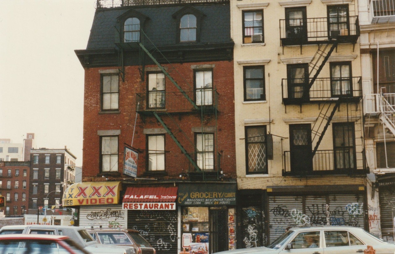 North East Corner of Canal and West Broadway (1980s)
