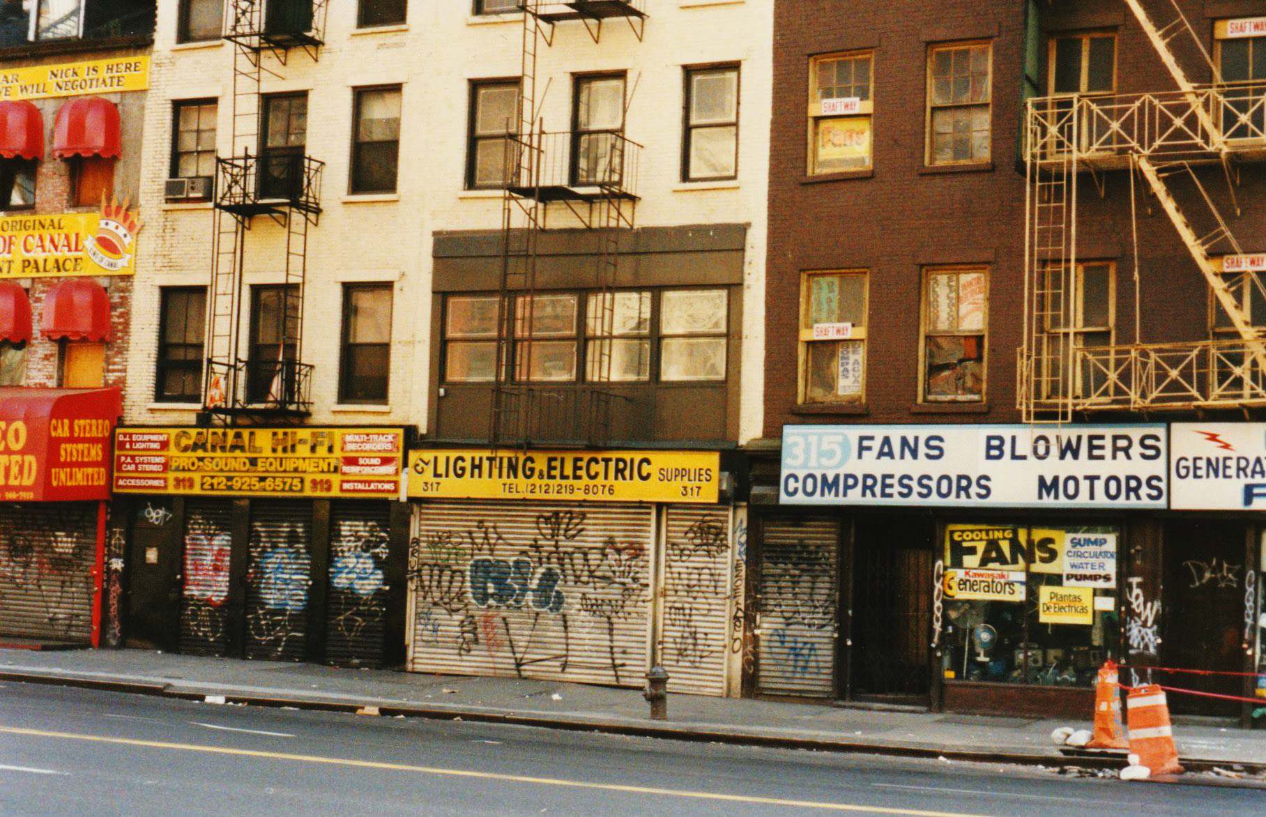 Two Stores on Canal Street (ca. early 1980s)