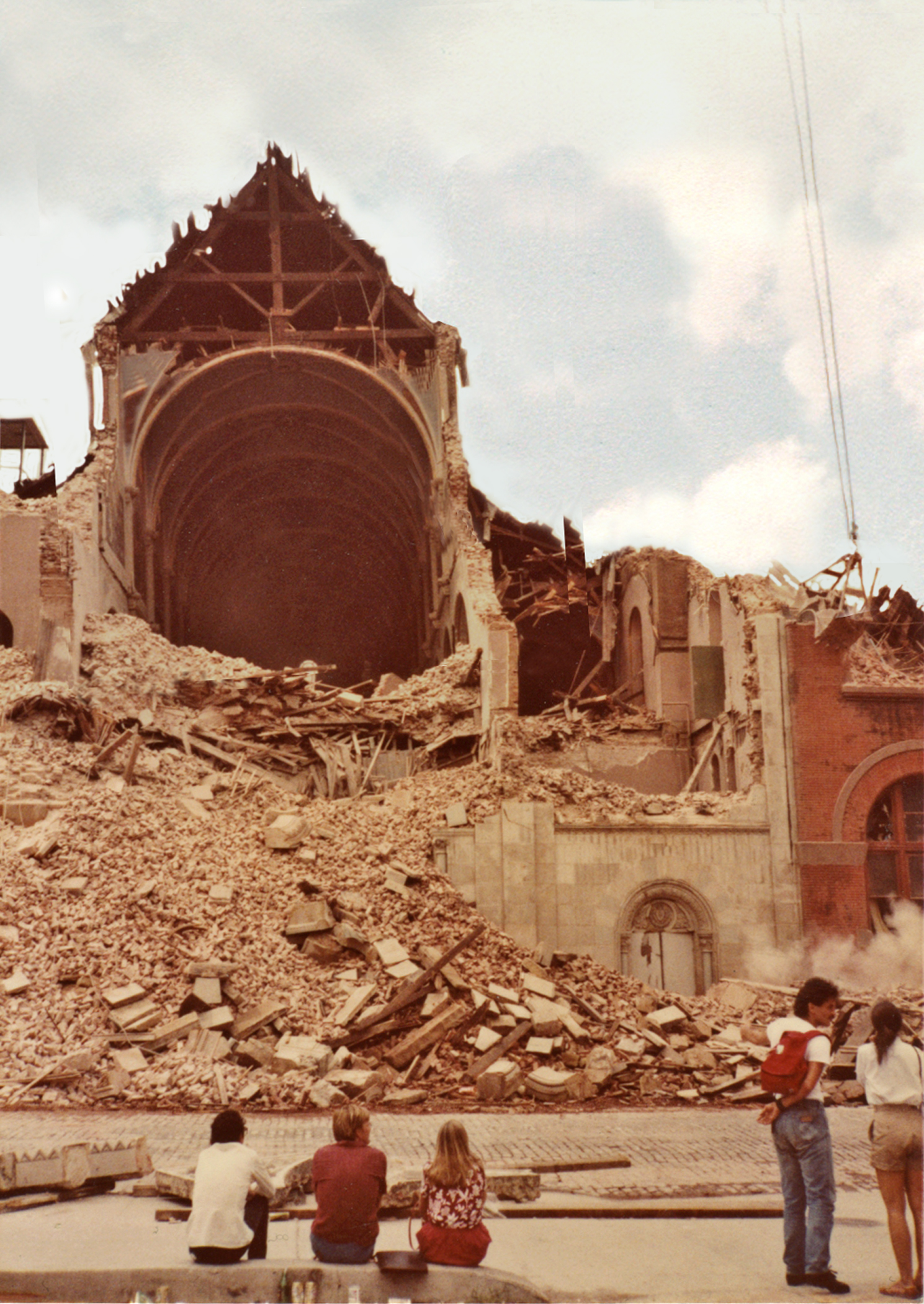 Razing of St. Alphonsus Church West Broadway #2 (1980)