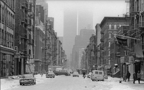 West Broadway in the late 70's or early 80's (photo: Mira Schor via The Huffington Post)