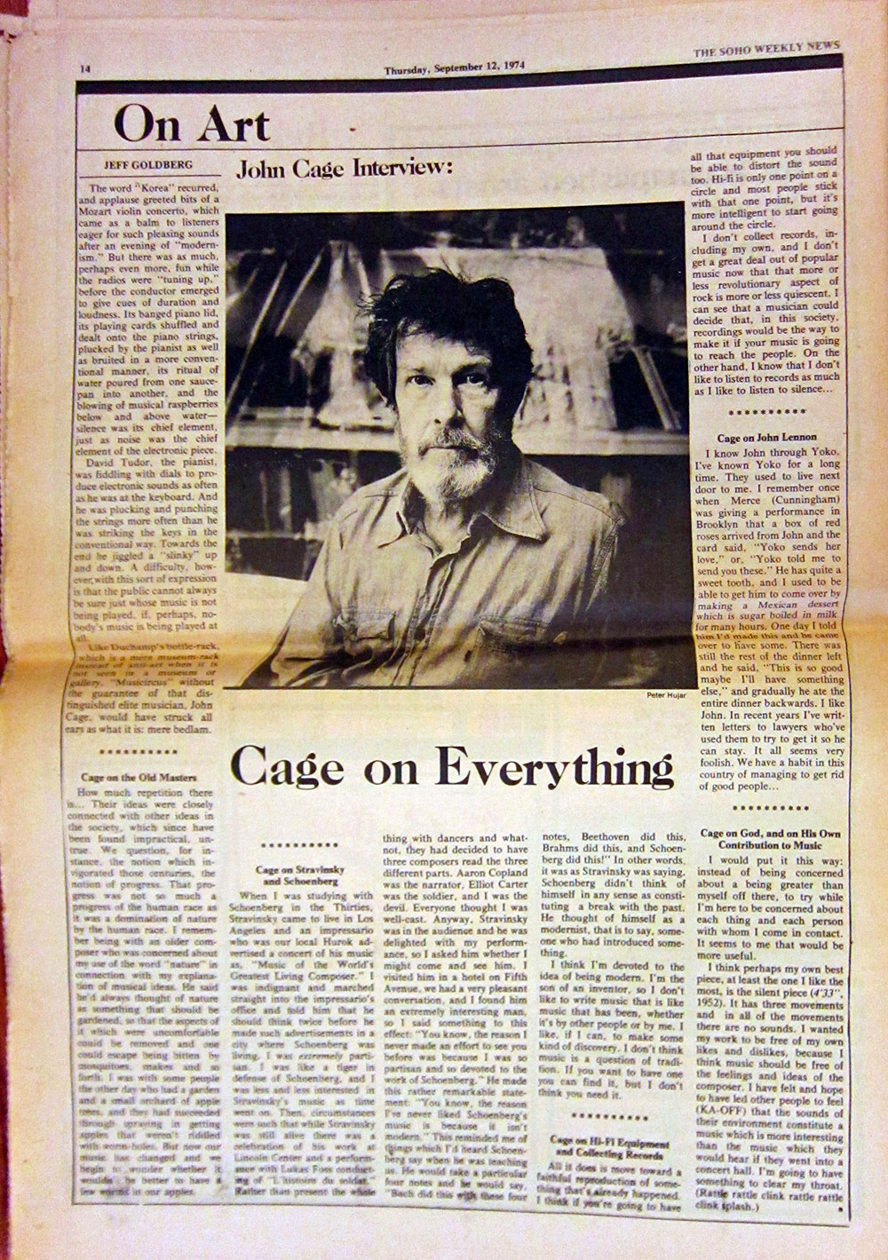 An interview with John Cage