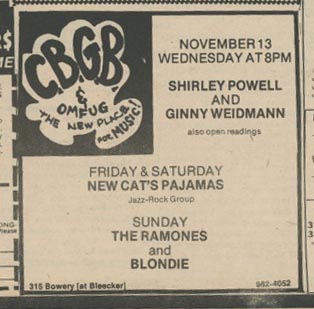 Back when The Ramones and Blondie could only get a Sunday night timeslot