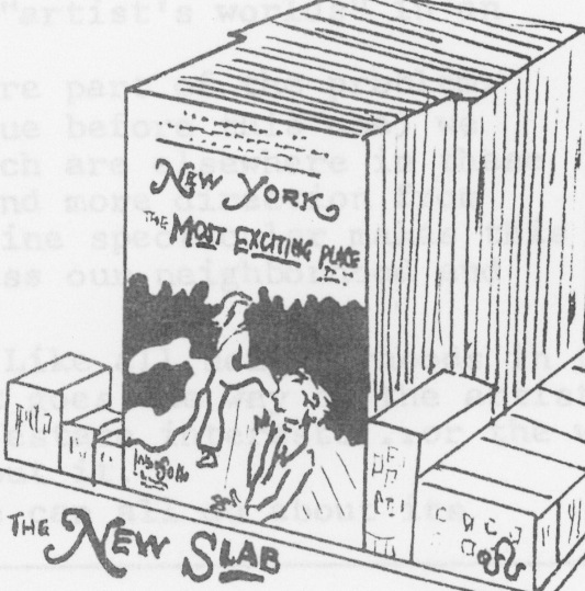 Illustration from the SoHo Newsletter, June 7, 1974