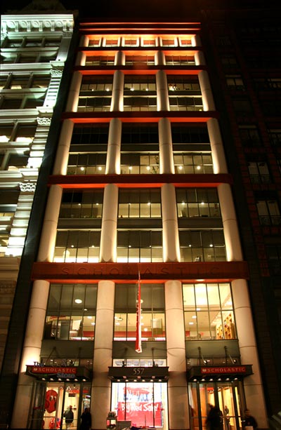 The Scholastic Building at 557 Broadway (source: New York Daily Photo)