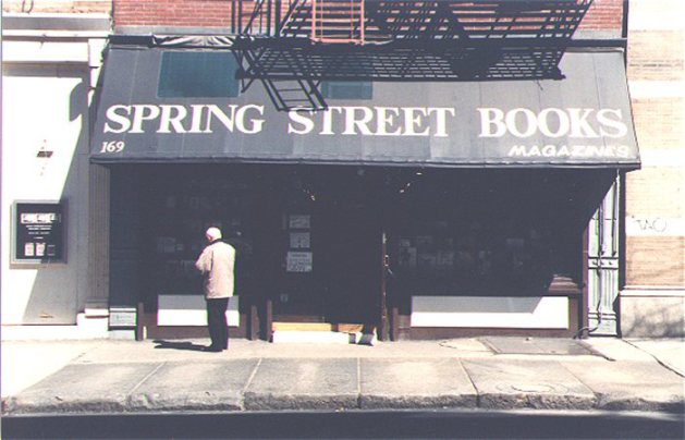 Spring Street Books (photo: Bob Edelson source: sohobooks.net)