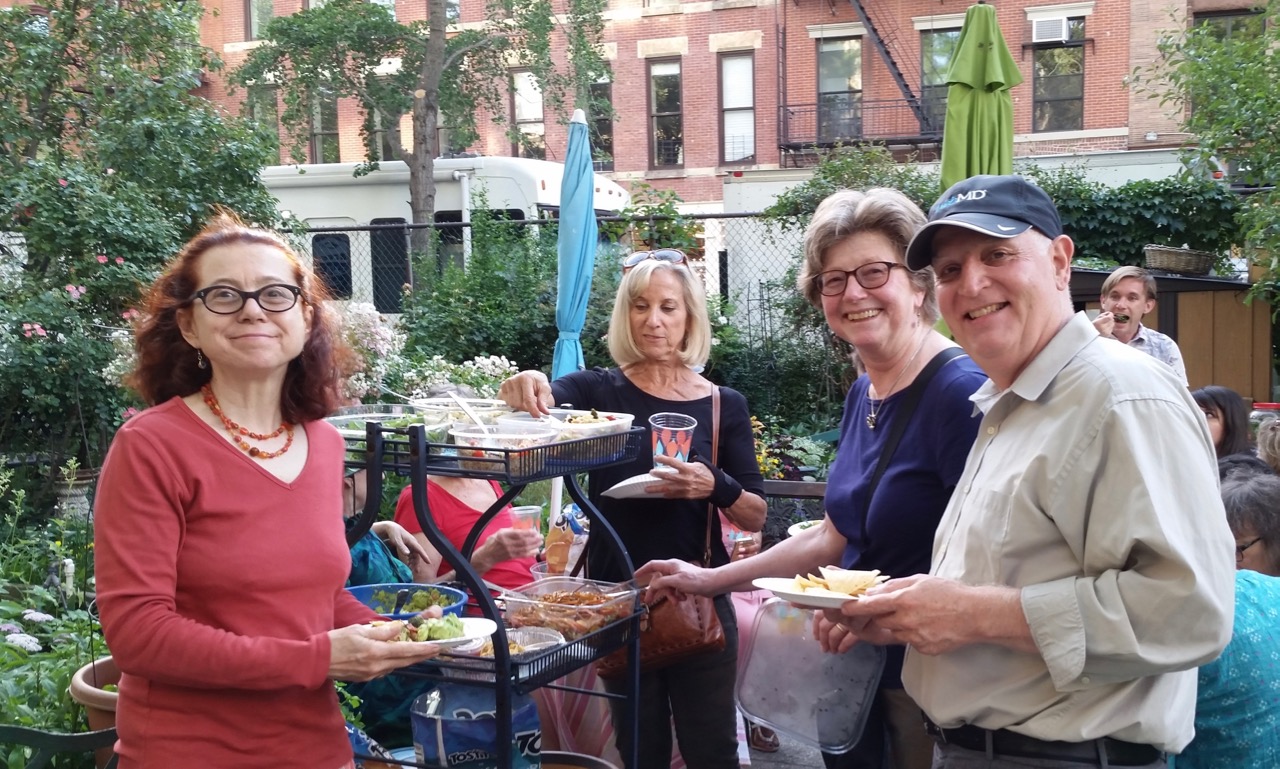 Community members at this year's June Garden Party