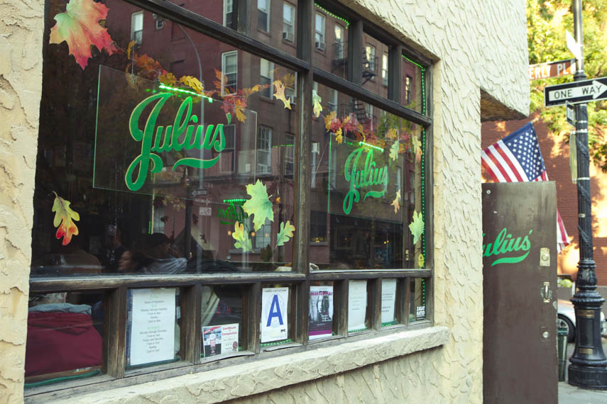 Julius' Bar on West 10 St. (image: sideways.nyc)